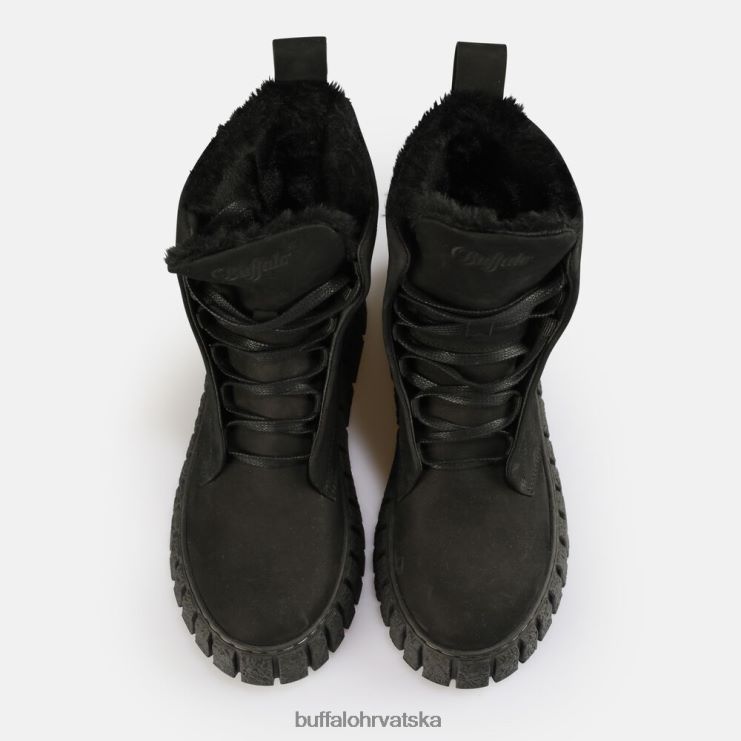 crno Buffalo rampa lace up hi tople gležnjače |čizme TDD6T464
